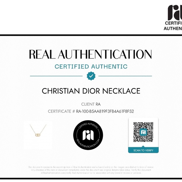 Christian Dior Vintage 18 K Gold plated CD Logo Necklace - Picture 7 of 7